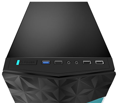 Gabinete gamer miditorre C3Tech MT-G750BK USB3 s/ fonte