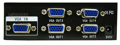 Multiplicador de vdeo VGA c/ 4 sadas, Comtac 9217