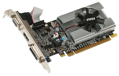 Placa vdeo MSI Geforce 210 1GB DDR3, HDMI DVI VGA