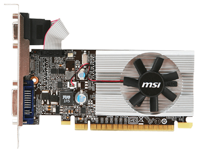 Placa vdeo MSI Geforce 210 1GB DDR3, HDMI DVI VGA