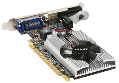 Placa vdeo MSI Geforce 210 1GB DDR3, HDMI DVI VGA