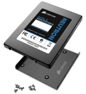 SSD Corsair Neutron 128 GB SATA-3 7 mm c/ adapt 3,5 p.