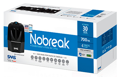 Nobreak SMS New Station Expert 700VA (350W) biv./115V