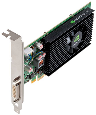 Placa vdeo PNY nVidia Quadro NVS315 1GB DDR3, DVI VGA