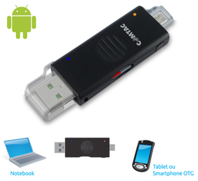 Adaptador USB OTG Sync Comtac 9291 de Android p/ PC,Mac