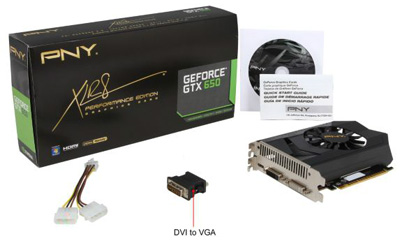 Placa de vdeo PNY Geforce GTX650 1GB GDDR5 2DVI 1 HDMI