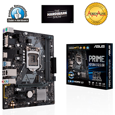 Placa me Asus PRIME-H310M-E R2.0/BR LGA-1151 HDMI VGA