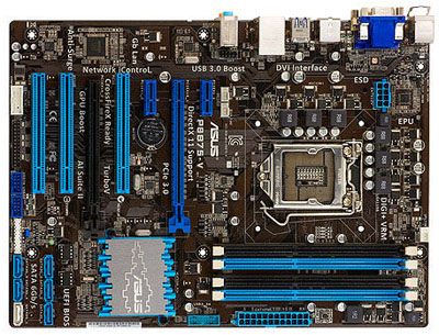 Placa me Asus P8B75-V p/ Intel LGA-1155, PCI-e 3.0