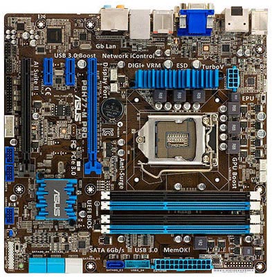 Placa me Asus P8H77-M PRO, LGA-1155, DVI, HDMI, DPort