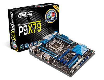 Placa me Asus P9X79, LGA2011 p/ i7 p/ 8 DDR3, USB3