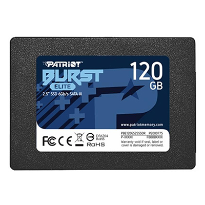 SSD 120GB Patriot Burst Elite 7mm SATA III 320/450 MBps