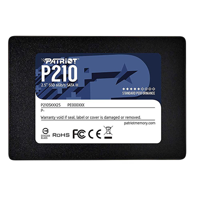 SSD 256GB Patriot P210 7mm SATA III 400/500 MBps
