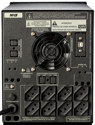 Nobreak NHS Premium PDV senoidal 1500VA 1050W biv./120V