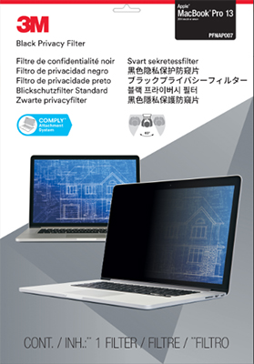 Filtro privacidade 13 pol 3M p/ Macbook Pro retina 2016