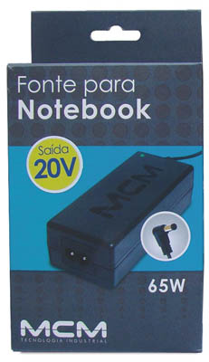 Fonte MCM FON0525-RS-V 20V 65W p/ Noteb. CCE Positivo