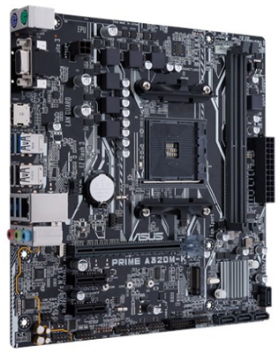 Placa me Asus Prime A320M-K/BR p/ AMD AM4 VGA HDMI