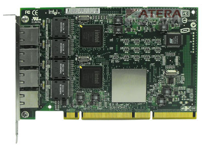 Placa rede PCI-x Intel Pro 1000GT PWLA8494GT QuadPort