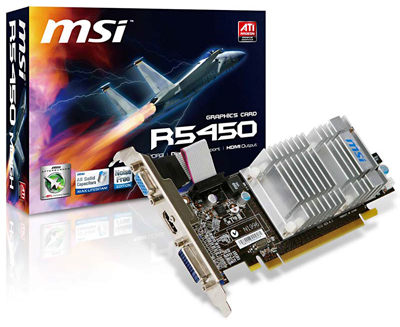 Placa vdeo MSI ATI Radeon R5450 1GB DDR3 VGA DVI HDMI
