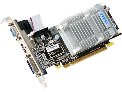 Placa vdeo MSI ATI Radeon R5450 1GB DDR3 VGA DVI HDMI