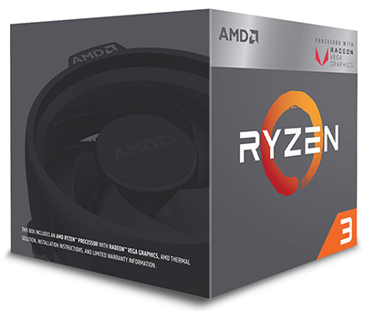 Processador AMD Ryzen 3 2200G QuadCore 10MB 3.7GHz AM4