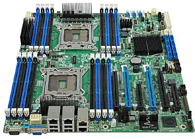 Placa me Intel server DBS2600COEIOC, LGA-2011, c/ RAID