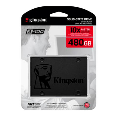 HD SSD 480GB Kingston SA400S37/480G 450/500 MBps