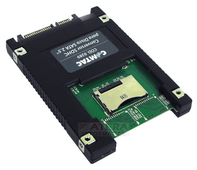 Conversor SATA 2,5p. para 2 cartes SDHC Comtac 9289