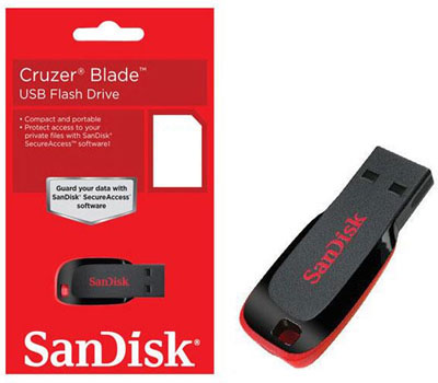 Pendrive SanDisk Cruzer Blade 8GB, SDCZ50-008G-B35