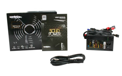 Fonte ATX V2.2 Sentey SDP850-SS, 850W reais 80 plus PFC