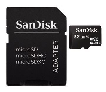 Micro SDHC 32GB Sandisk SDSDQM-032G-B35A Classe 4 adapt