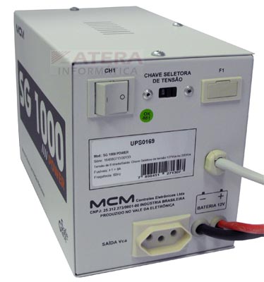 Nobreak para porto eletrnico, MCM SG 1000 Power 1KVA