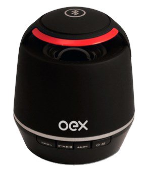 Speaker c/ Bluetooth OEX SK-400 Mini Roll 3W RMS USB P2
