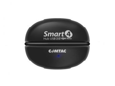 Smart HUB USB 2.0 Comtac 9198 c/ 4 portas p/ Mac e PC