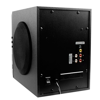 Sistema de som 2.1 C3Tech SP-250 45W RMS FM SDcard USB