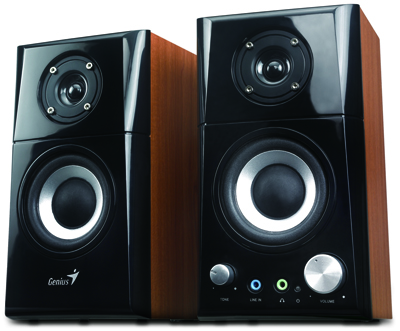 Caixa de Som Genius SP-HF500A 14 W RMS Woofer Hi-Fi