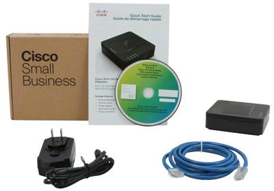 Roteador com 2 telefones (FXS), Cisco SPA122, 1 WAN