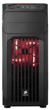 Gabinete midi torre Gaming Corsair Carbide Spec-1 RED