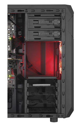 Gabinete midi torre Gaming Corsair Carbide Spec-1 RED