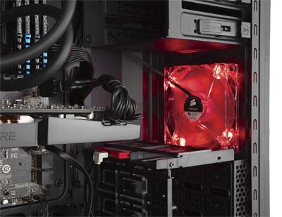 Gabinete midi torre Gaming Corsair Carbide Spec-2 RED