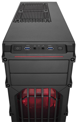 Gabinete ATX midi-torre Corsair Carbide SPEC-03 red