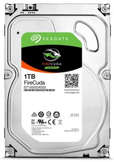 HD hbrido 1TB SSHD Seagate Firecuda SATA 6Gbps 210MBps