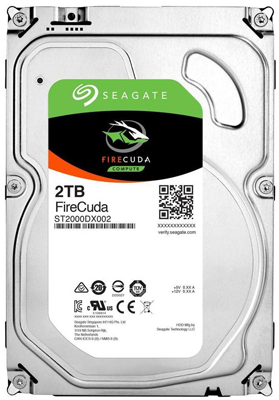 HD hbrido 2TB SSHD Seagate Firecuda 64MB 6Gbps 7200rpm