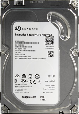 HD 2TB SATA 6GB/s Seagate Enterprise ST2000NM0008 128MB