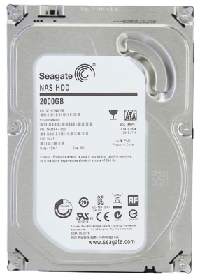 HD 2TB SATA3 p/ NAS Seagate ST2000VN000 64MB, 6Gbps