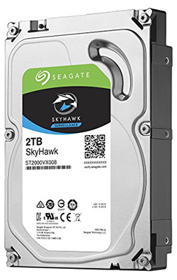 HD 2TB SATA3 p/ video DVR, NVR Seagate Skyhawk 5900RPM