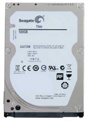 HD note. slim 500GB Seagate ST500LT012 16MB SATA2 5400