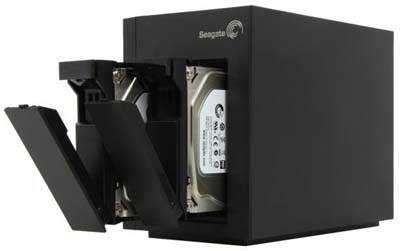 NAS Storage c/ 4TB Seagate STCT400010 USB3, 1 Gigabit