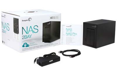 NAS Storage c/ 4TB Seagate STCT400010 USB3, 1 Gigabit