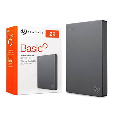 Mini HD externo 2TB Seagate Basic USB3.0 p/ PC