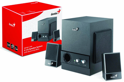 Sistema de som 2.1 Genius SW-M21 350, 11W RMS